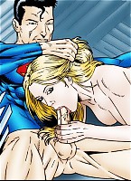 Superman and Supergirl fucking in the fortress of solitude
