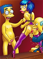 Nasty secondary characters of Simpsons toon series