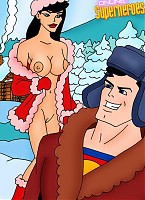 Superman fucking cute babes in the cold