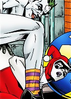 Harley endures the onslaught of Joker.s endless erection